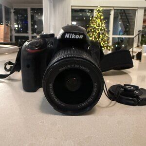 Nikon D3400 with AF-P Nikkor 18-55mm lenses